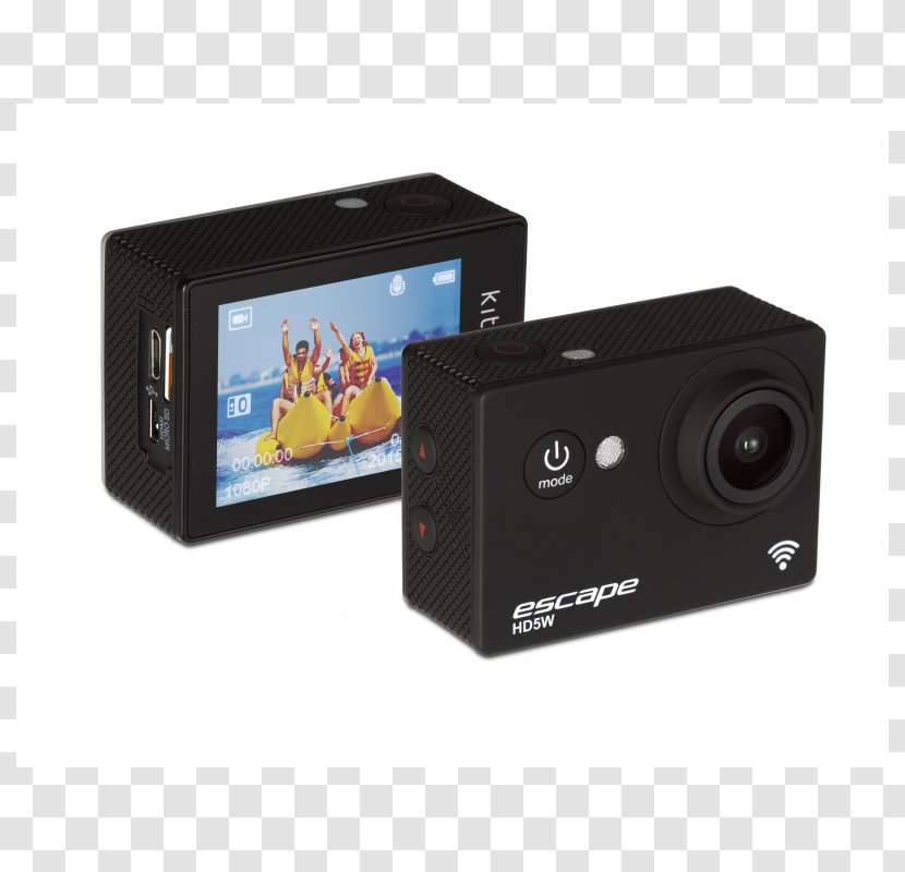 Kitvision Escape HD5W Wifi Action Camera Video Cameras - Helmet - Cam Transparent PNG