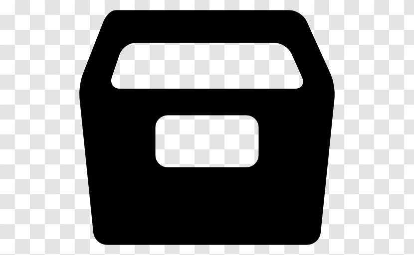 Box - Black - Logo Transparent PNG