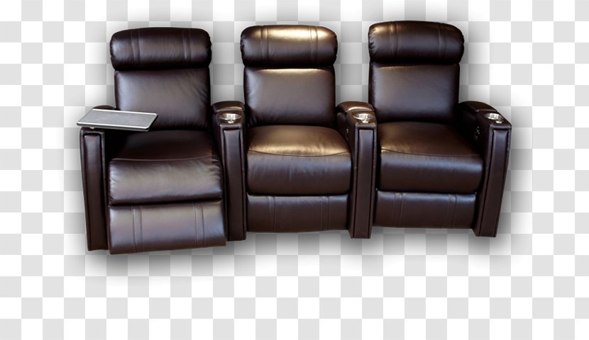 Recliner Cinema Seat Film Home Theater Systems - Car - Furniture Transparent PNG