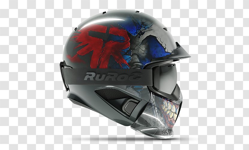 Ski & Snowboard Helmets Ruroc RG1-DX Black Viper Snowboarding Helmet Ice - Goggles Transparent PNG