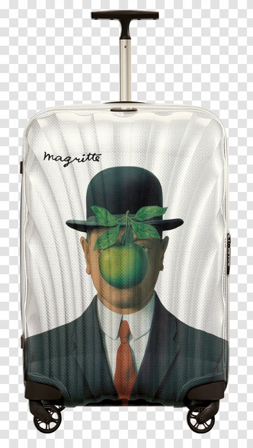 The Son Of Man Samsonite Suitcase Paris Painting - Backpack Transparent PNG