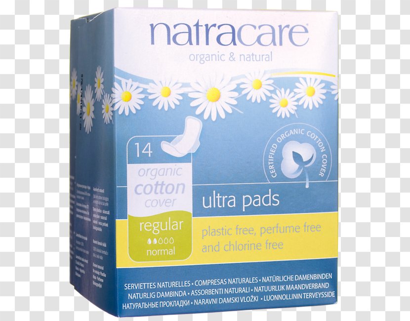 Organic Cotton Tampon Feminine Sanitary Supplies Napkin Natracare - Personal Care - Pad Transparent PNG