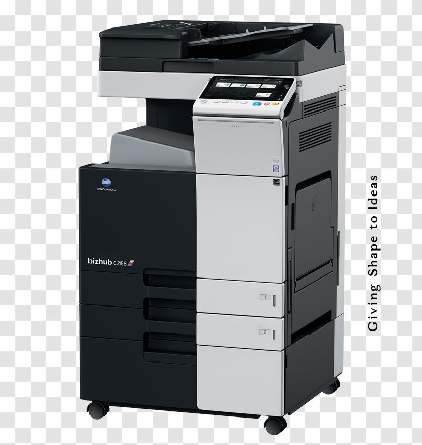 Multi-function Printer Photocopier Konica Minolta Image Scanner - Color Printing Transparent PNG