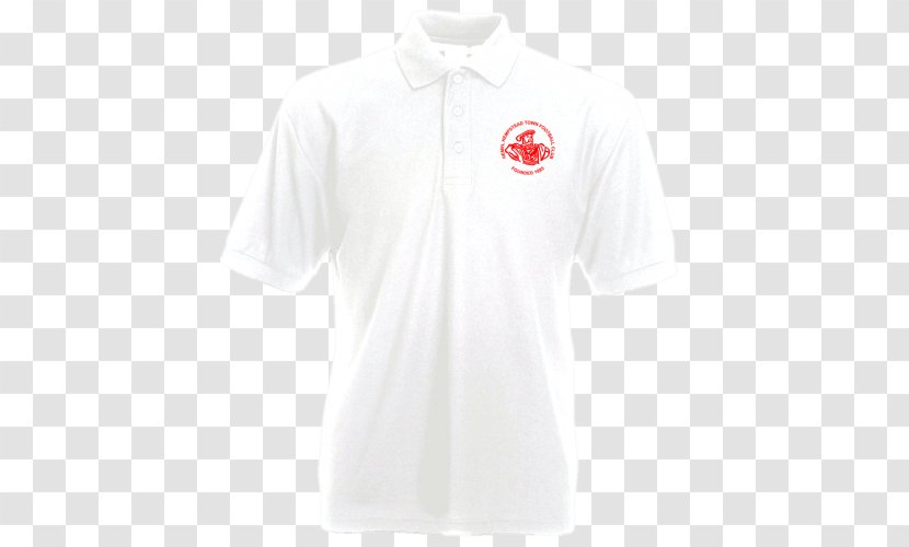 T-shirt Polo Shirt Shoulder Collar Sleeve - White Transparent PNG