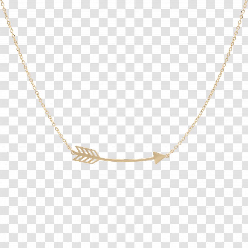 Necklace Charms & Pendants Jewellery Bracelet Gold - Metal - Arrow Transparent PNG