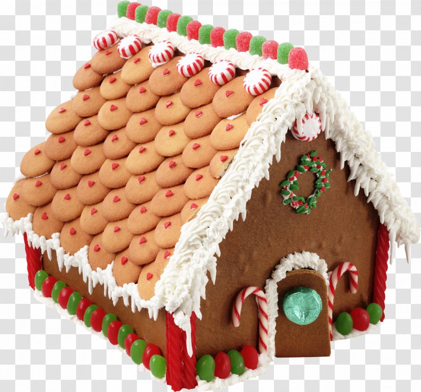 Gingerbread House Christmas Cake Man Clip Art - Ornament - Creative Transparent PNG
