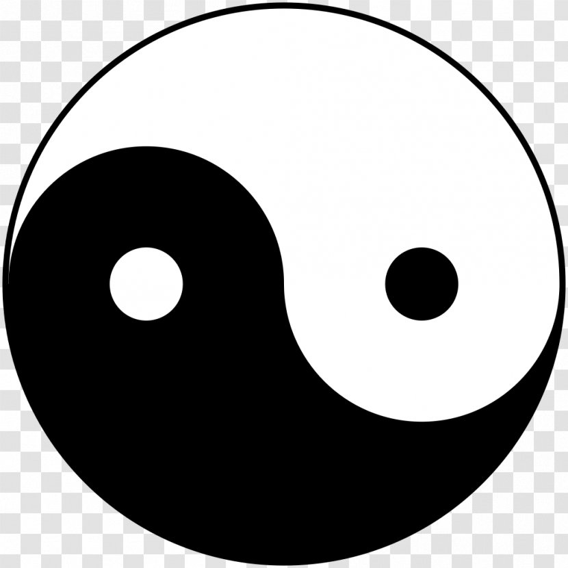 Yin And Yang Taijitu Taoism Clip Art - Point - Yin-yang Symbol Transparent PNG