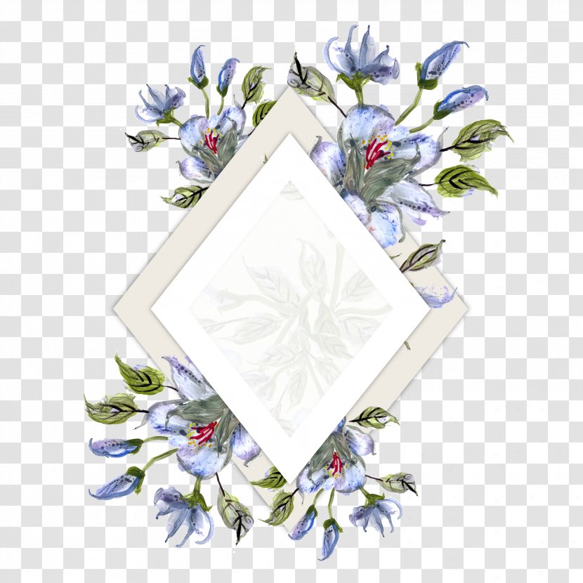 Flower Background Frame - Bouquet - Picture Wildflower Transparent PNG