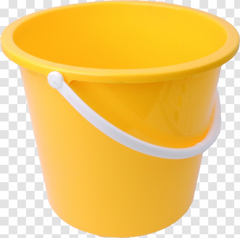 Mop Bucket Cart - Product Design - Plastic Yellow Image Free Download Transparent PNG