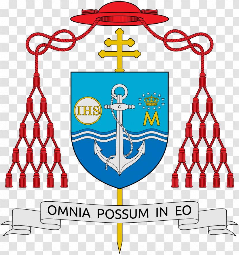 Almo Collegio Capranica Coat Of Arms Cardinal Crest Coats The Holy See And Vatican City - Escutcheon Transparent PNG