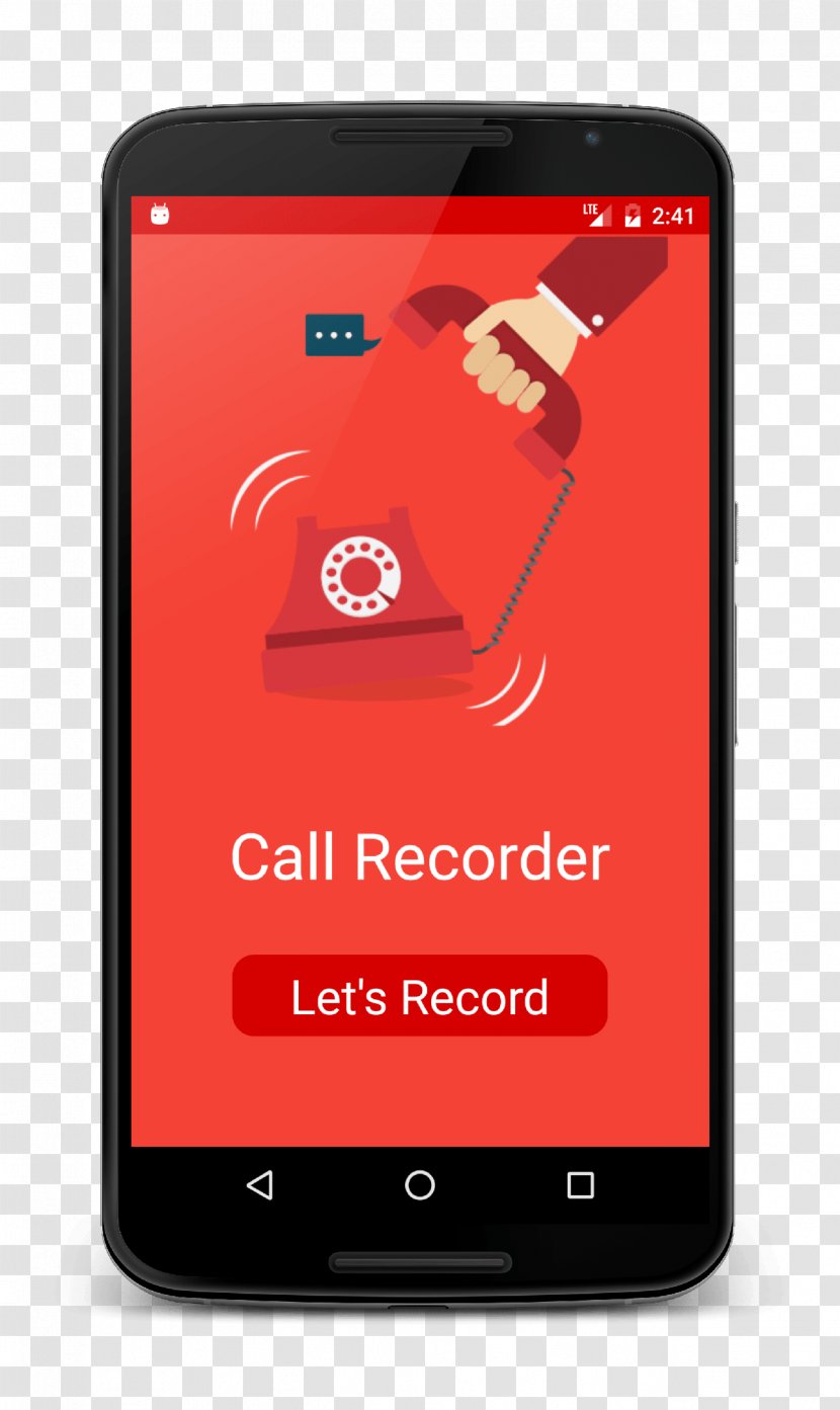 Feature Phone Smartphone Call-recording Software Green & Red Handheld Devices - Iphone Transparent PNG