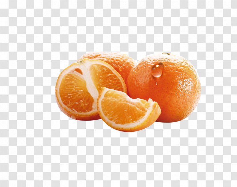 Clementine Mandarin Orange Tangerine Satsuma Tangelo - Navel - Beautiful Fresh Water Drops Transparent PNG