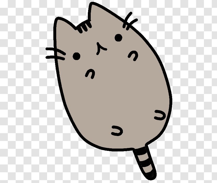 Cat Whiskers Pusheen Clip Art Desktop Wallpaper - Organism Transparent PNG