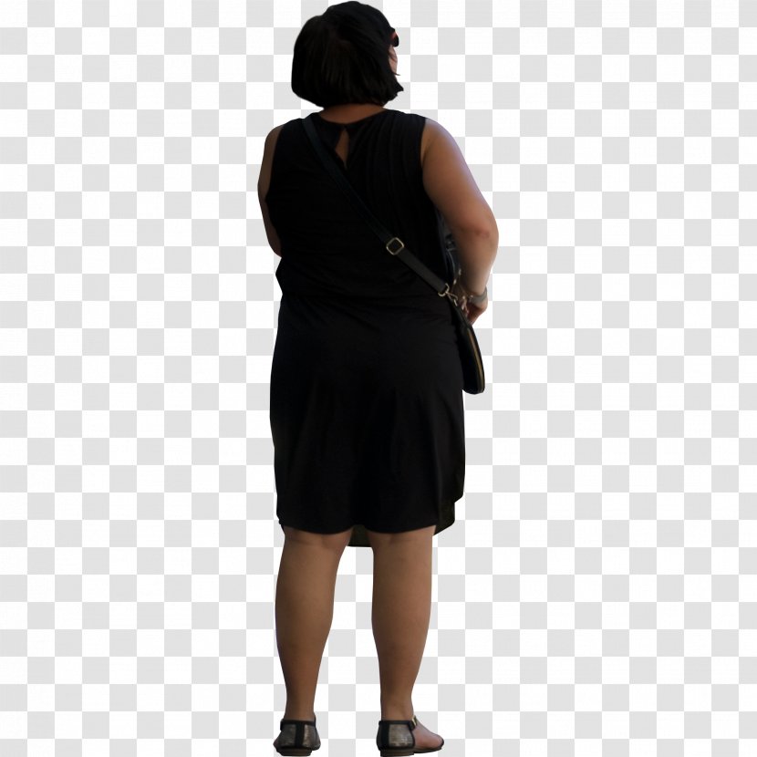 Little Black Dress Shoulder 3D Rendering Photography Road - 3d Transparent PNG