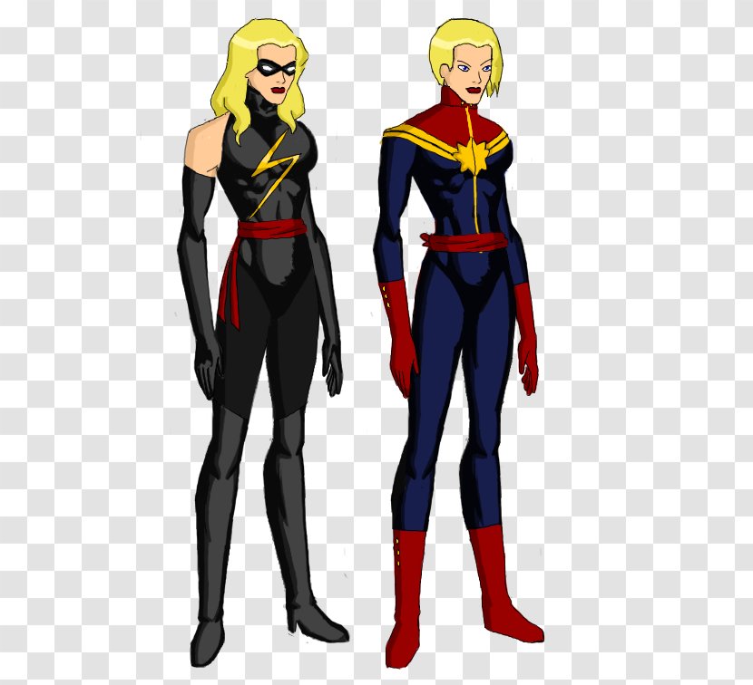 Costume Design Superhero Animated Cartoon - Carol Danvers Transparent PNG