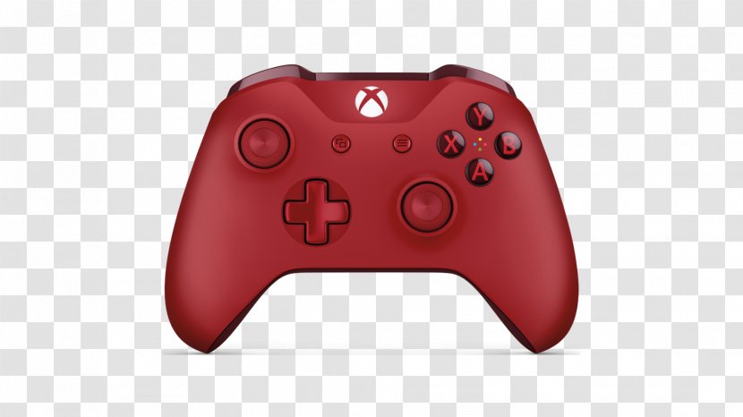 Xbox One Controller 360 Microsoft Wireless Game Controllers - Red Transparent PNG