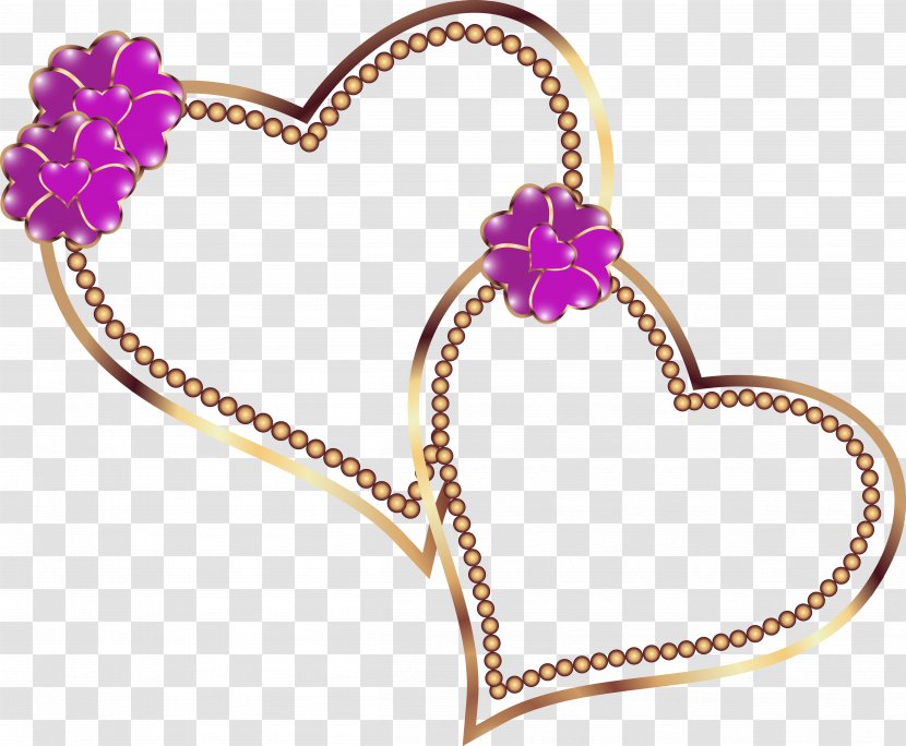 Body Jewellery Purple Valentine's Day Clip Art Transparent PNG