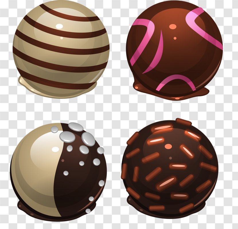 Chocolate Balls White Candy - Personal Protective Equipment - Four Transparent PNG