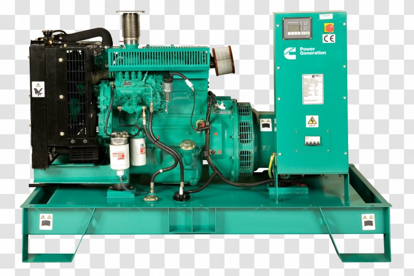 Diesel Generator Electric Cummins Power Generation Electricity - Compressor - Permanent Magnet Synchronous Transparent PNG