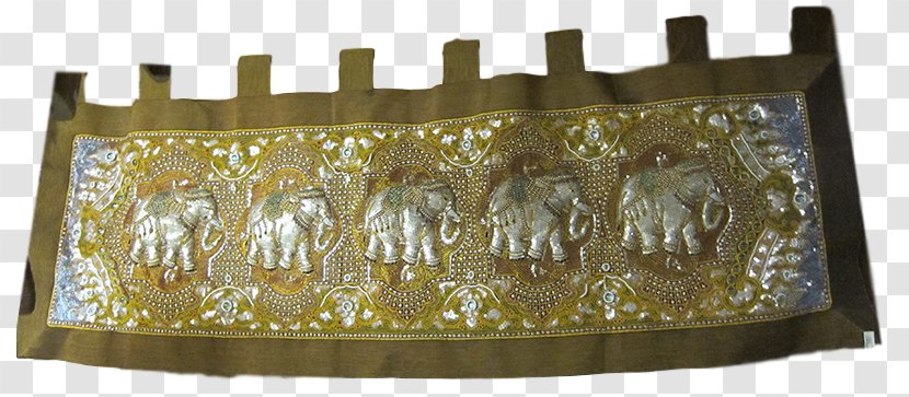 Brass Bronze AsiaBarong Elephant Material - Thai Silk Tapestry Transparent PNG