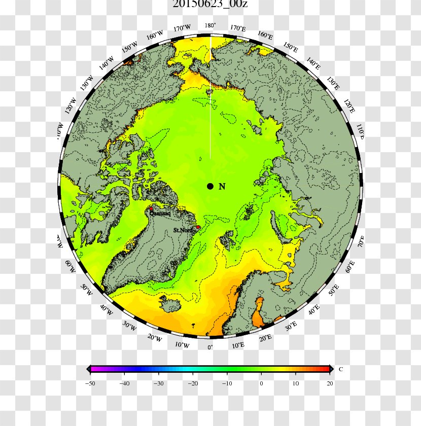 Arctic Ocean North Pole Northern Hemisphere Polar Regions Of Earth Southern - Baked Alaska Transparent PNG