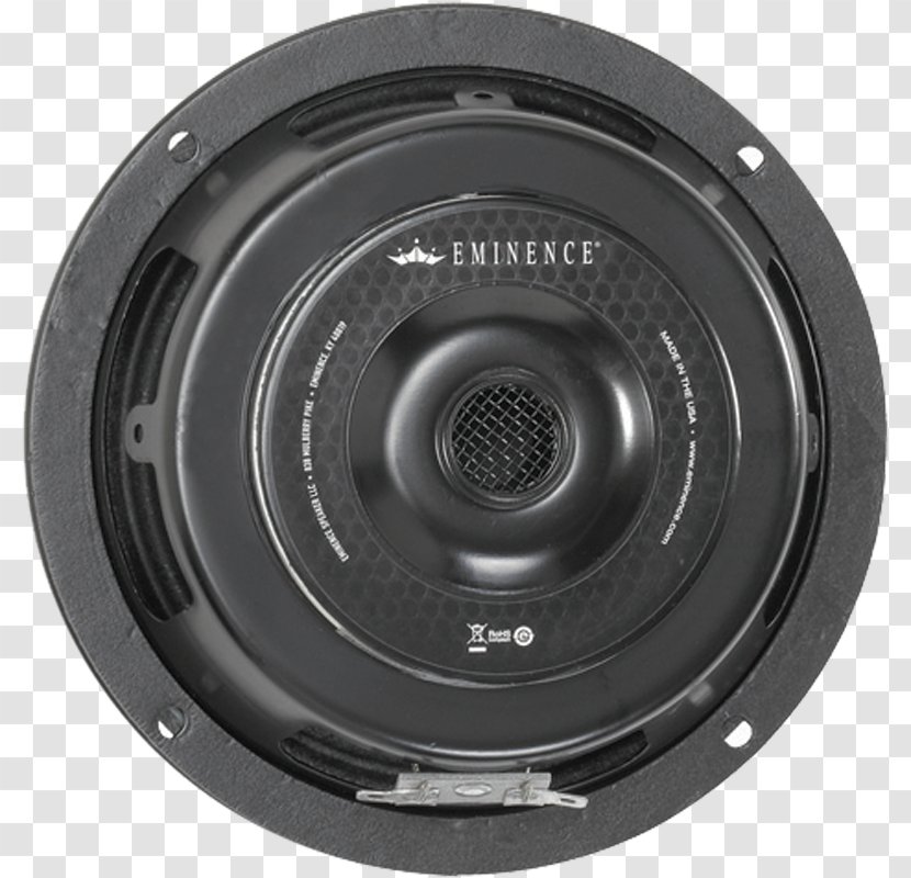 Loudspeaker Eminence Alphalite 6 A Sound Ohm Mid-range Speaker - Car Subwoofer - Neodymium Parts Transparent PNG