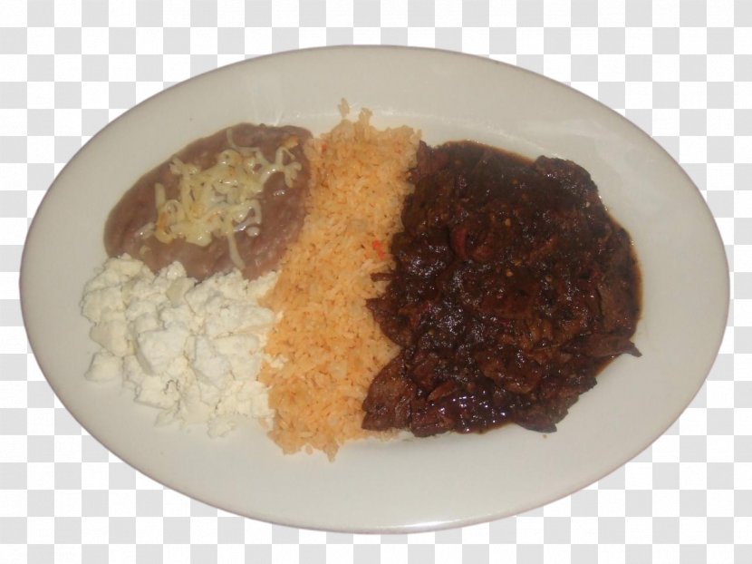 Mole Sauce White Rice Burrito Carne A La Tampiqueña Barbecue - Chili Pepper Transparent PNG