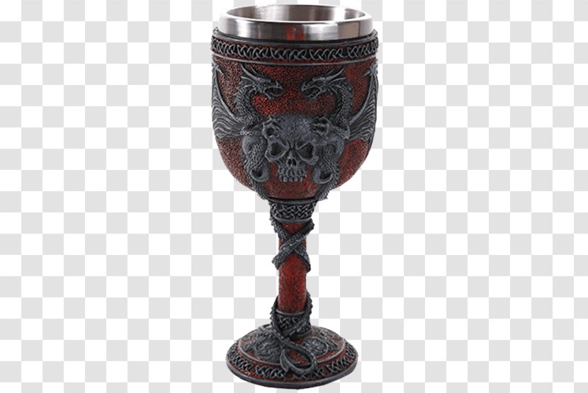 Wine Glass Chalice Wicca Altar Dragon - Steampunk Transparent PNG