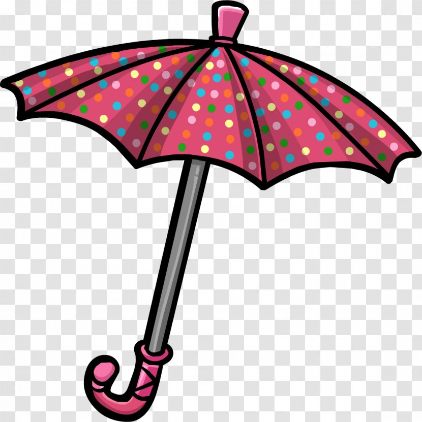 Club Penguin Island Umbrella Clip Art - Pink Transparent PNG