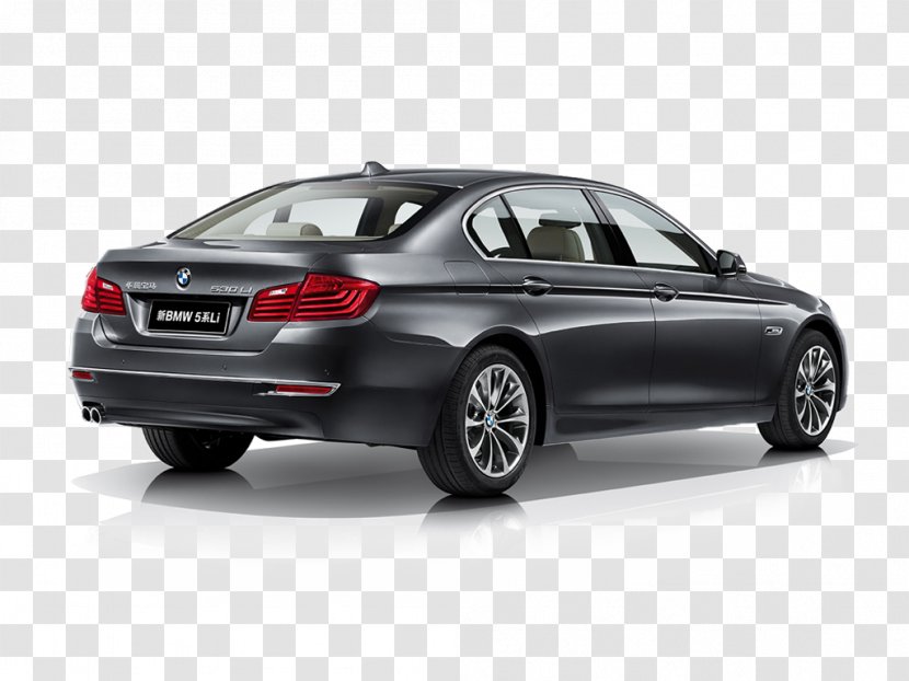 BMW 5 Series Mid-size Car - Sports Sedan - Black Transparent PNG