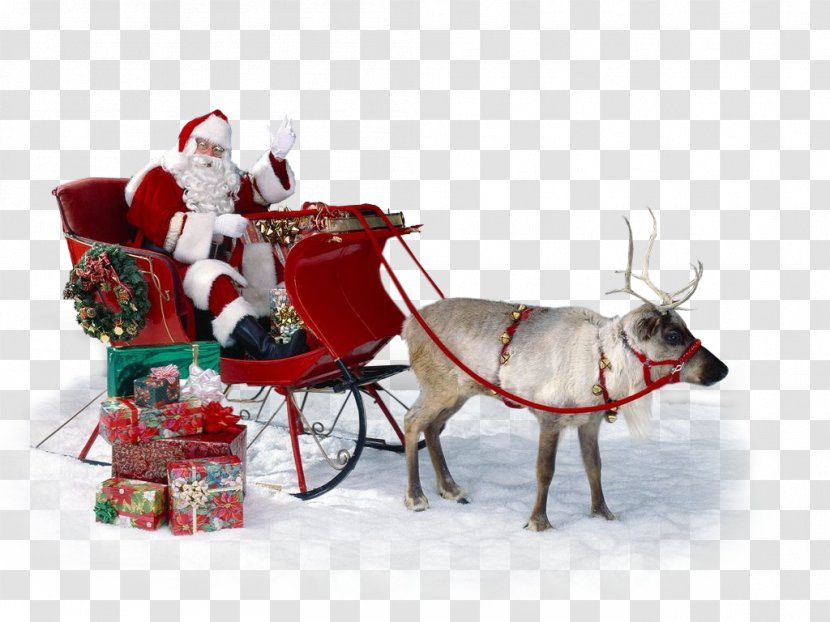 Santa Claus Reindeer Ded Moroz Christmas Ornament - Arrenslee Transparent PNG