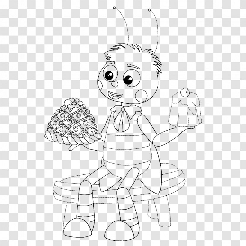 Пчелёнок Drawing Coloring Book Animated Film Character - Heart - Lun Transparent PNG