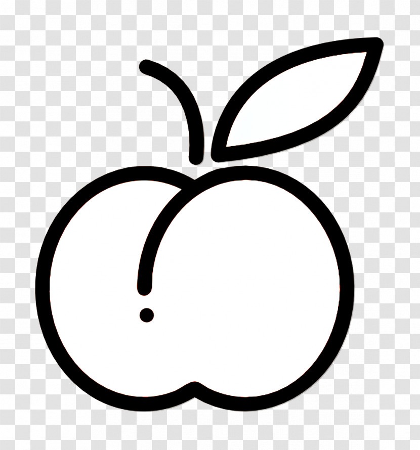 Peach Icon Fruits And Vegetables Icon Cute Icon Transparent PNG