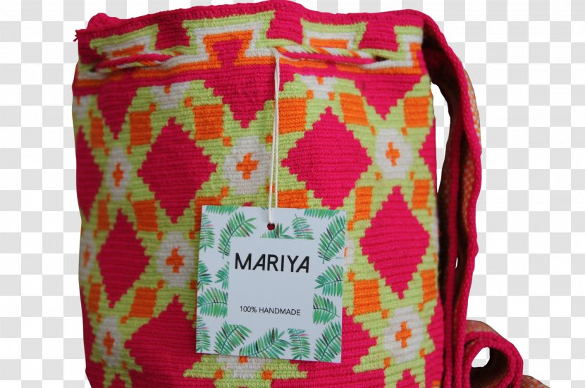 Handbag Textile Product Pattern RED.M - Pink - Green Bucket Bags Transparent PNG