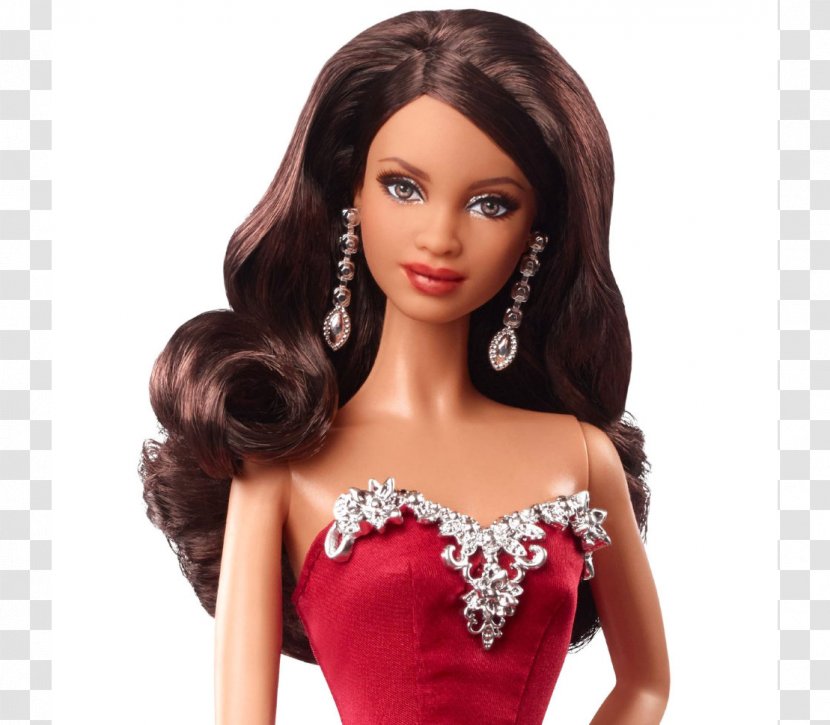 Barbie Joe's Fashion-Celebrity Dolls Toy Dress - Long Hair Transparent PNG