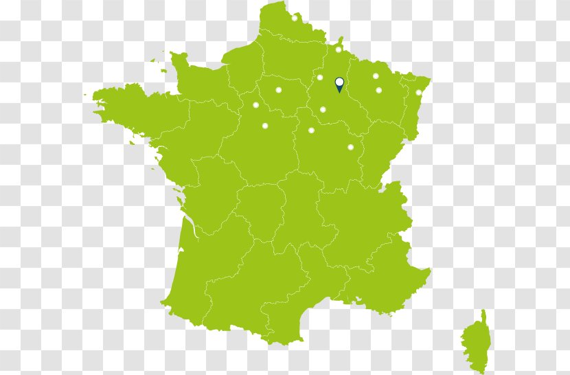 Map Regions Of France Obésité En Picardy French Regional Elections, 2015 - Leaf Transparent PNG