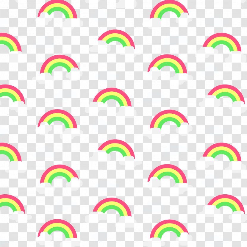 Vector Rainbow Patterns - Pink - Clip Art Transparent PNG
