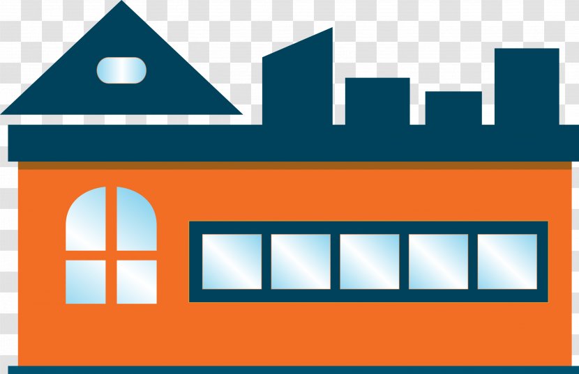 Building Factory - Hand Painted Warehouse Transparent PNG