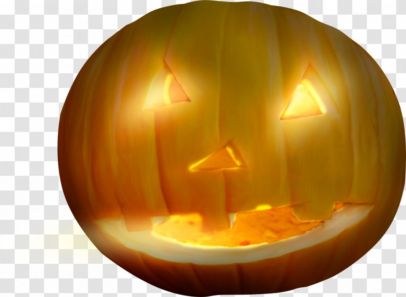 Jack-o-lantern Calabaza Halloween Pumpkin Transparent PNG
