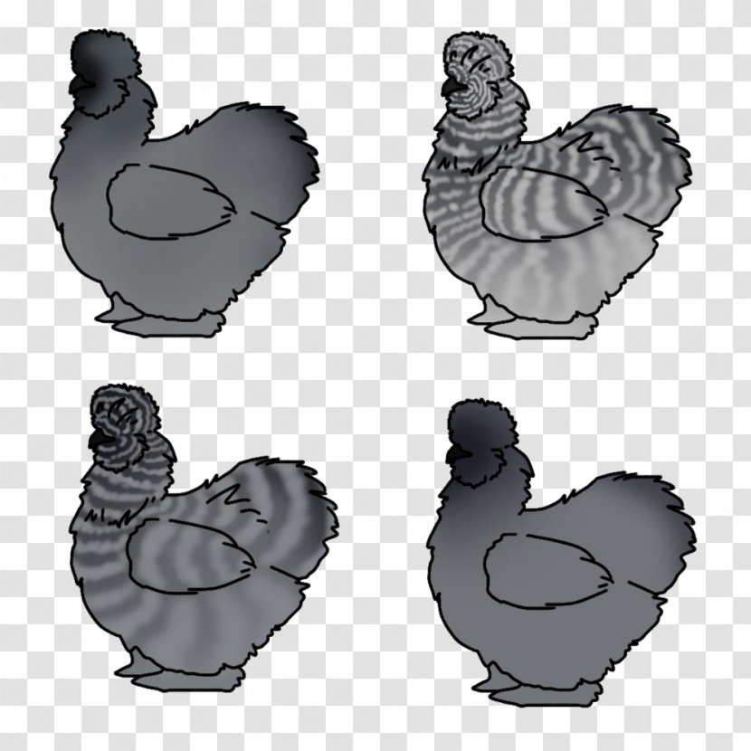 Rooster Silkie Chicken As Food Fried Bird - Beak Transparent PNG