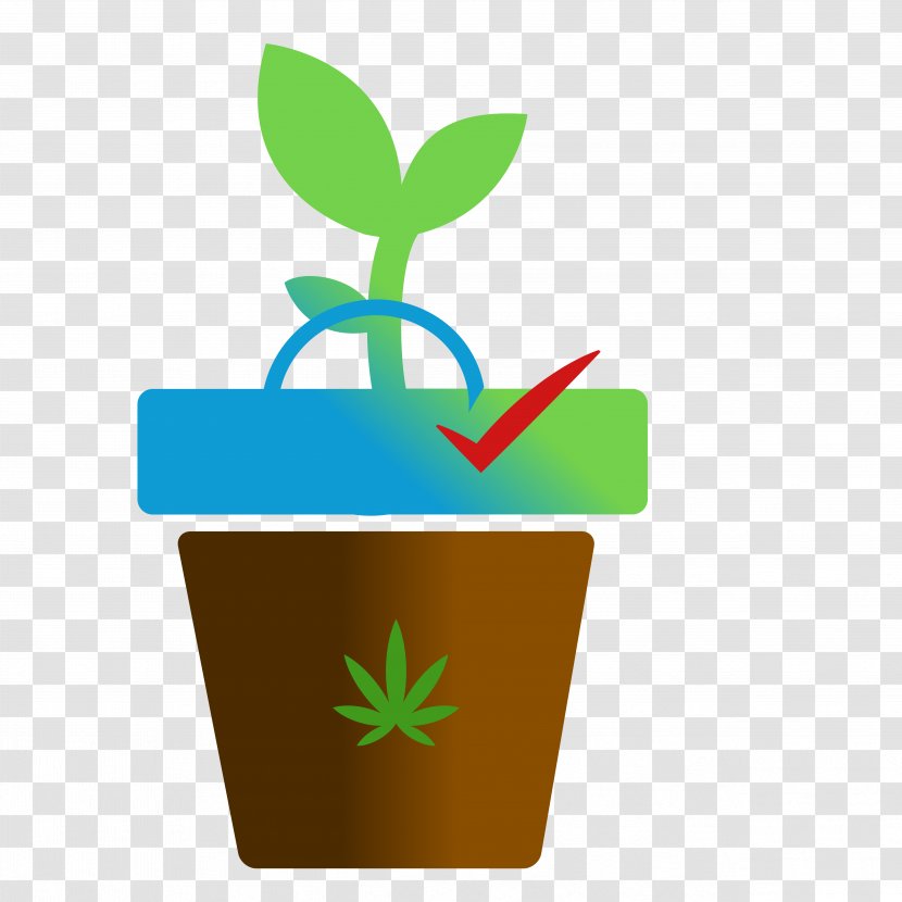 Business Cannabis Industry Clip Art - Flowerpot - Recycling Transparent PNG
