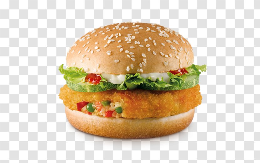 Veggie Burger Hamburger Vegetarian Cuisine Cheeseburger McDonald's Big Mac - Breakfast Sandwich - Yummy Mania Game Apps Transparent PNG