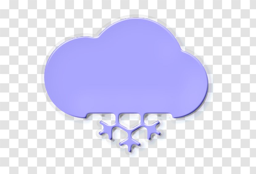 Clouds Icon Snow Weather - Meteorological Phenomenon Heart Transparent PNG