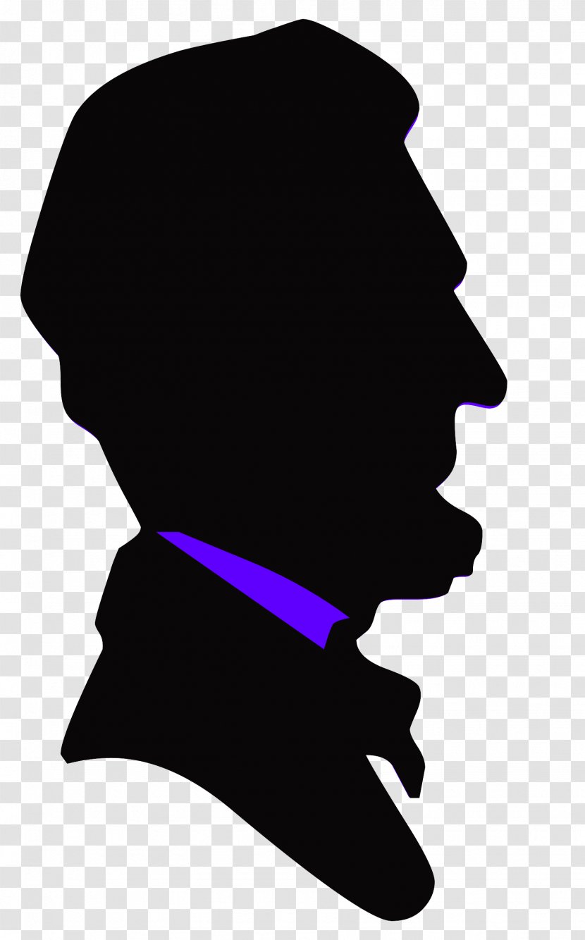 Lincoln Memorial Assassination Of Abraham Silhouette - Headgear - Avatar Silhouettes Transparent PNG