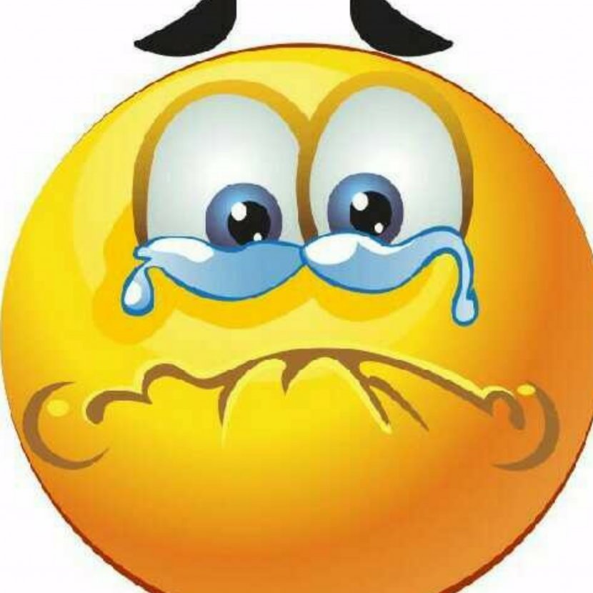 Smiley Emoticon Crying Clip Art Transparent PNG