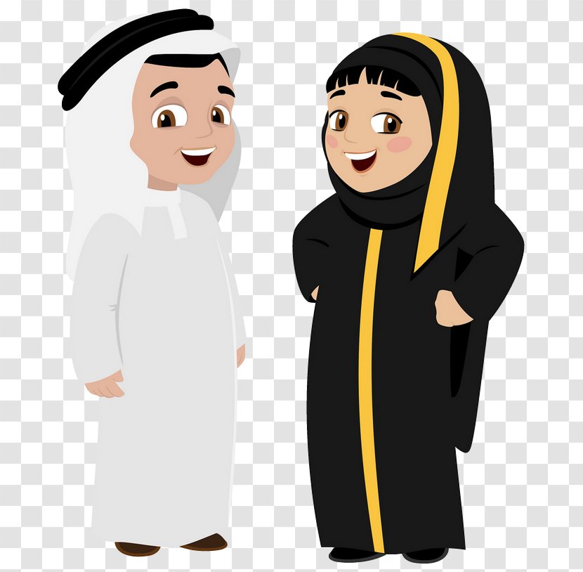 Kuwait Folk Costume Clothing Dress - Communication Transparent PNG