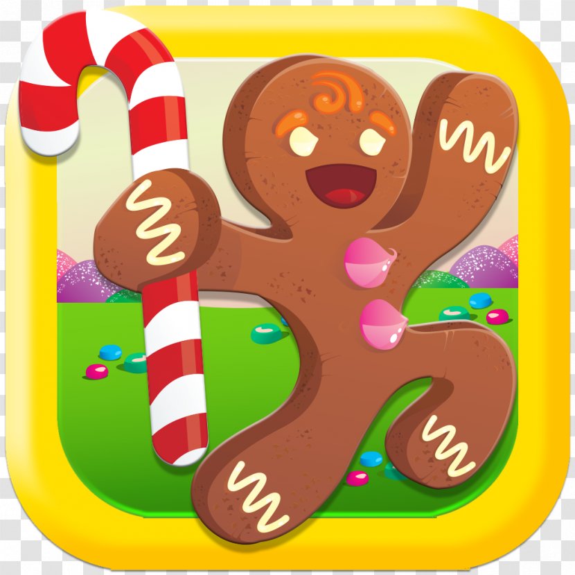 Gingerbread Man Food Ice Cream Biscuits Transparent PNG