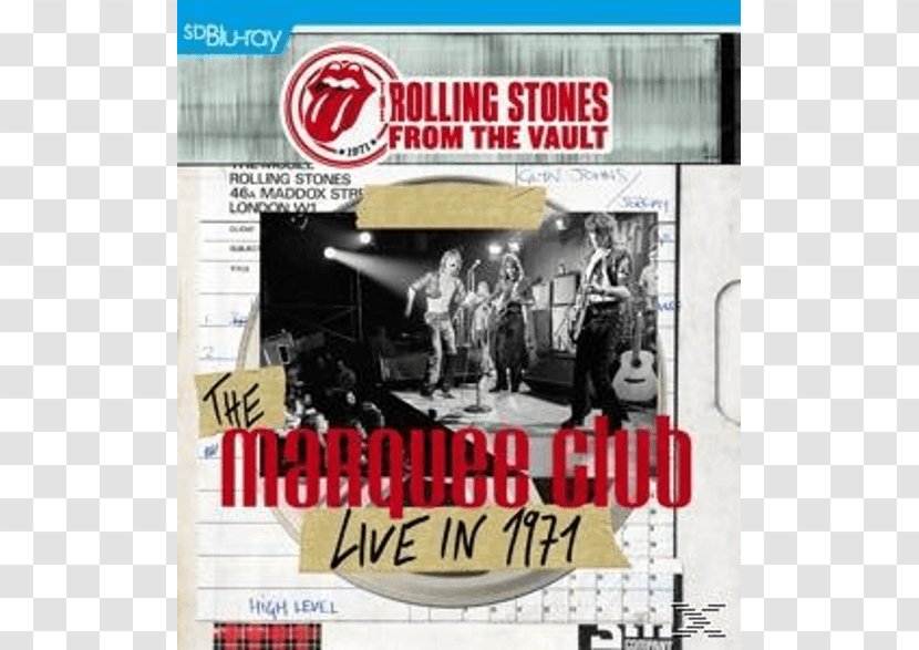 From The Vault: Marquee Club, Live In 1971 Blu-ray Disc Rolling Stones DVD - Heart - Dvd Transparent PNG