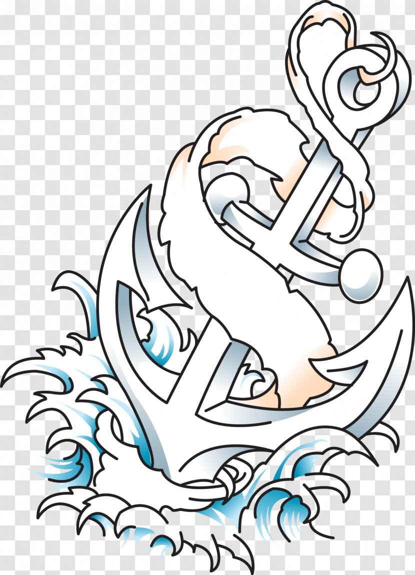 Old School (tattoo) Anchor New - Tree - Tattoo Vector Diagram Transparent PNG