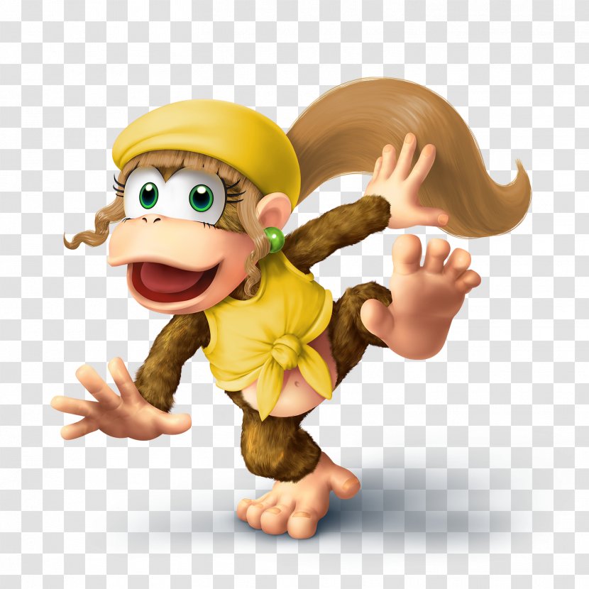 Donkey Kong Country 3: Dixie Kong's Double Trouble! Returns 2: Diddy's Quest Super Smash Bros. For Nintendo 3DS And Wii U - Vertebrate - Diddy Transparent PNG